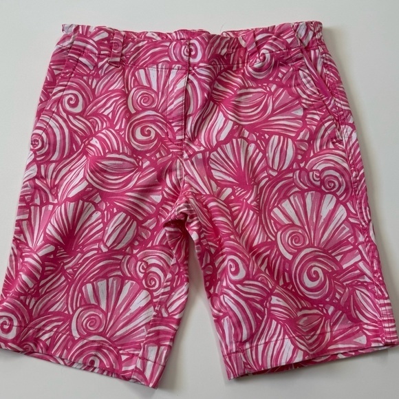 Vineyard Vines Nautilus Shell Bermuda Shorts Girls 14 - Picture 1 of 12